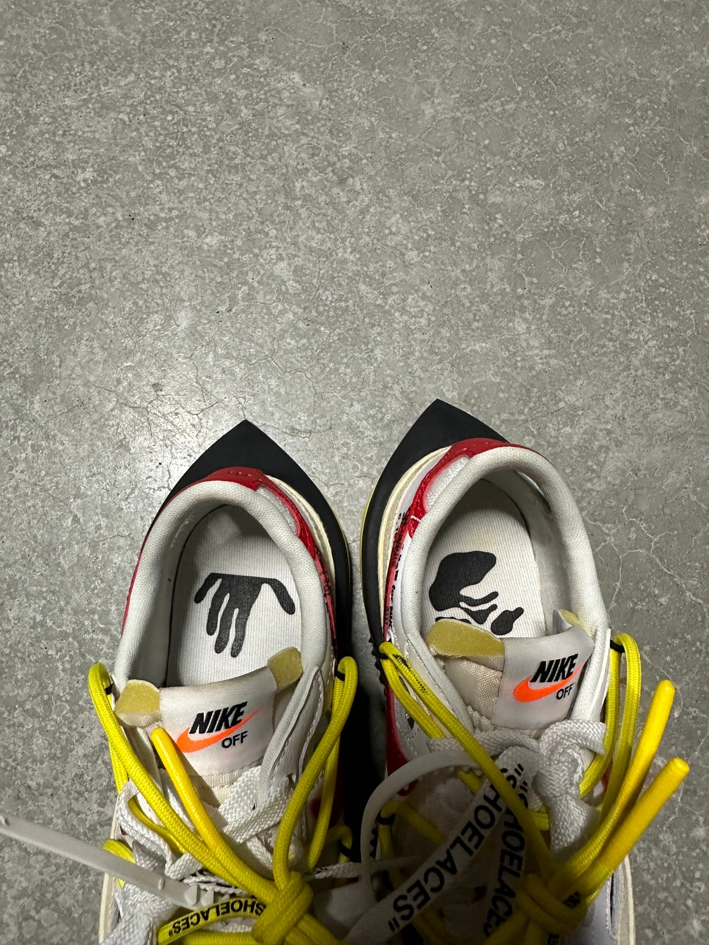 OFF WHITE BLAZER LOW “ white, red, and yellow “