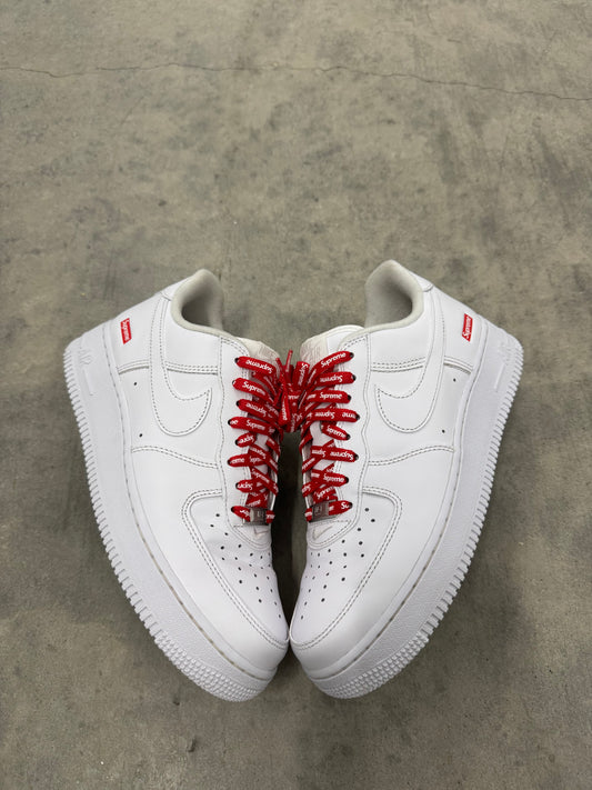 AIR FORCE SUPREME LOW “ Box-Logo White “
