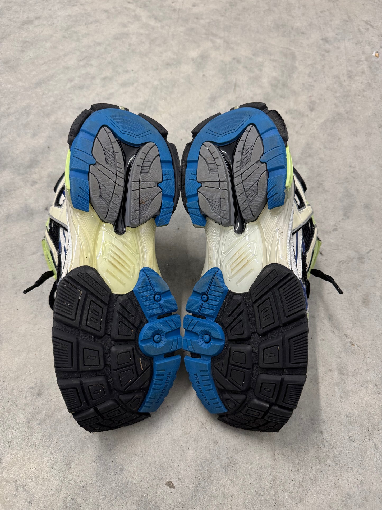 BALENCIAGA RUNNER SNEAKER “ Grey Blue Green “