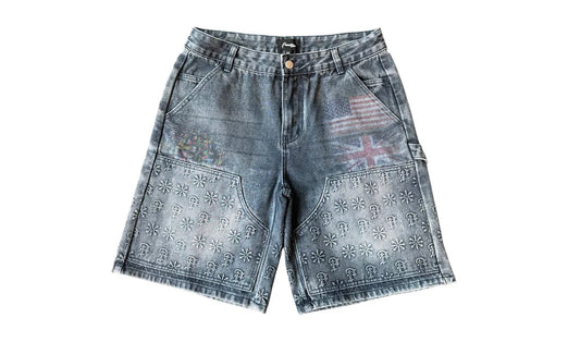 Prestige "Blue Embossed" Denim Jorts Brand new