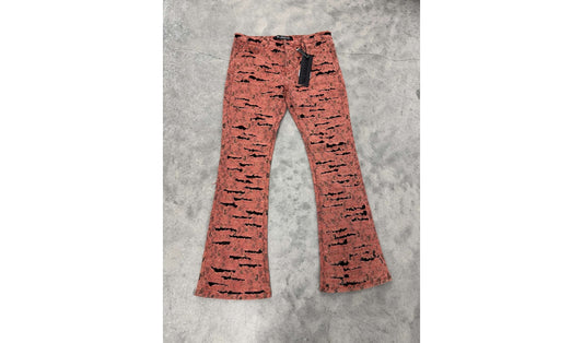 Valabases Stacked Jeans "Peach distressed" Brand new