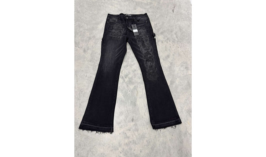 Valabases Stacked Jeans "Black" Brand new