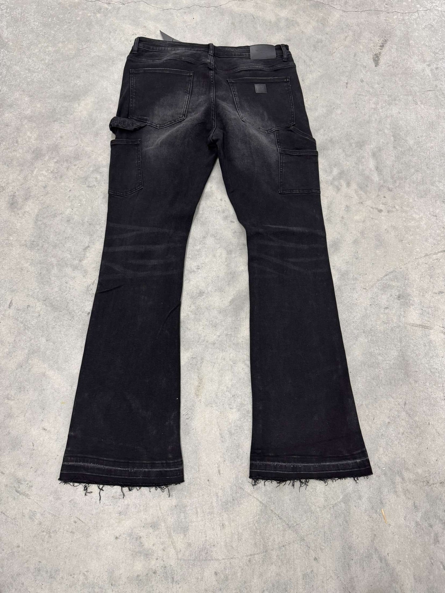 Valabases Stacked Jeans "Black" Brand new