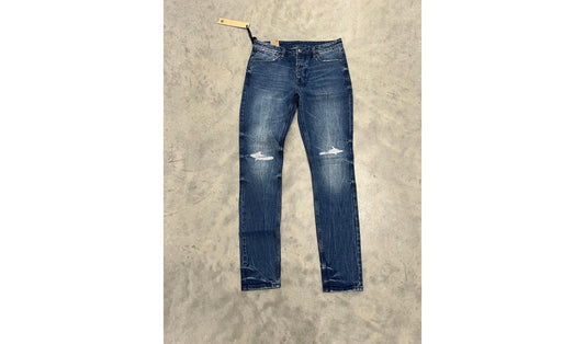 Brand new Ksubi jeans "Dark wash Knee slit"
