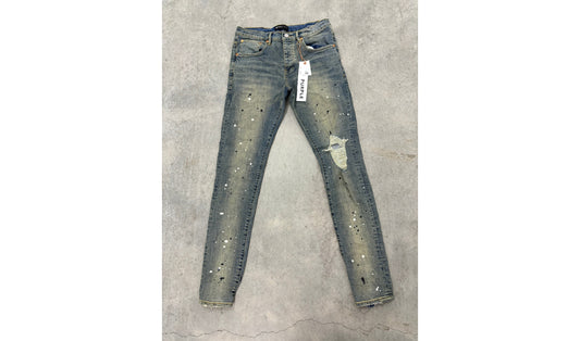 Purple Jeans "Black/ white splatter" Brand new