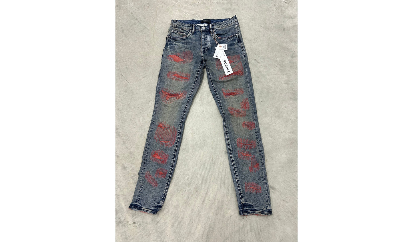 Purple Jeans "Red sweft Blowout" Brand new