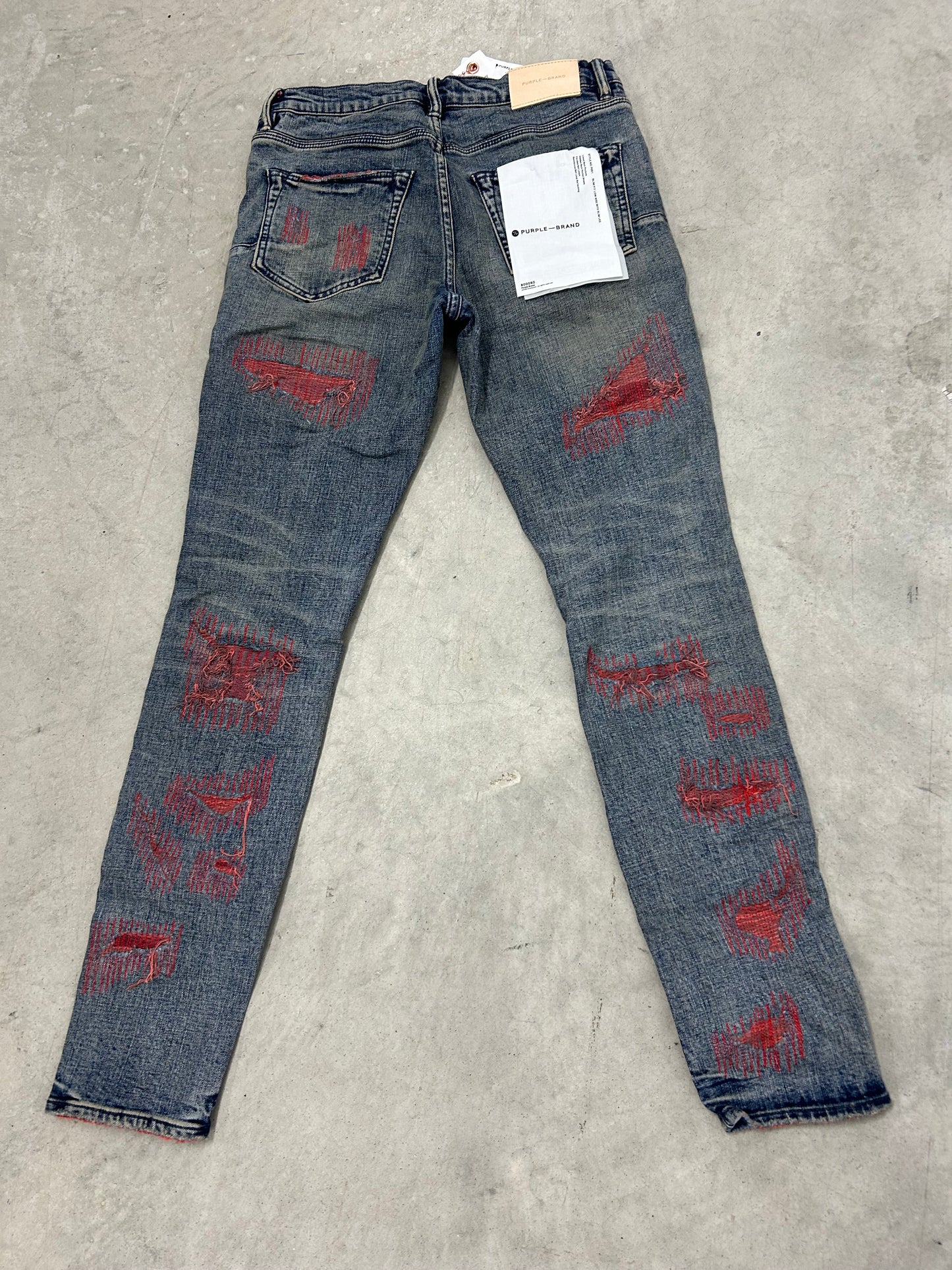 Purple Jeans "Red sweft Blowout" Brand new