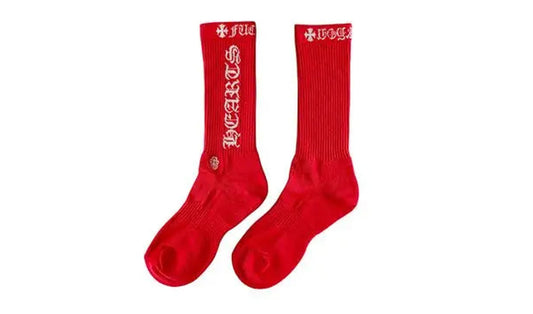 Chrome Heart Logo Red Socks Brand new