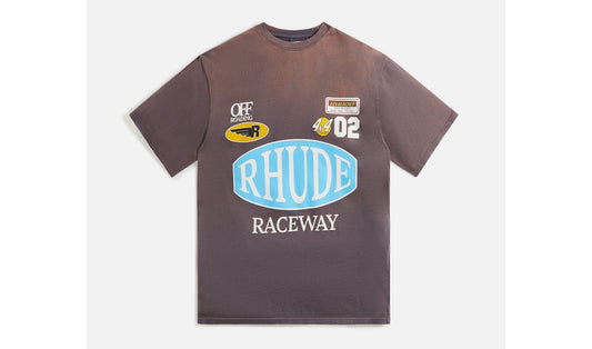 Rhude Off Raceway Grey Tee Brand new