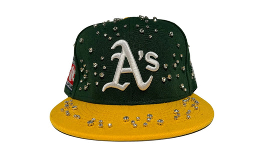 Oakland Rhinestone Snapback Hat Brand new