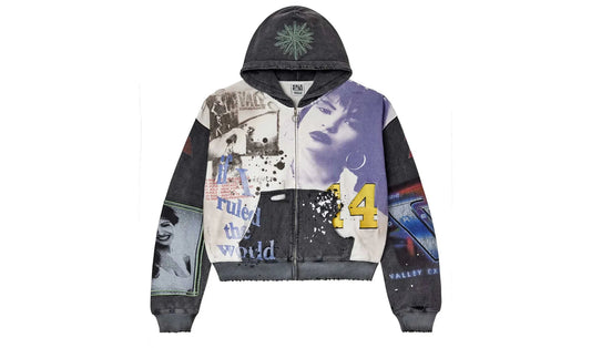 Vale Forever Noise Zip Up Hoodie Black Brand new