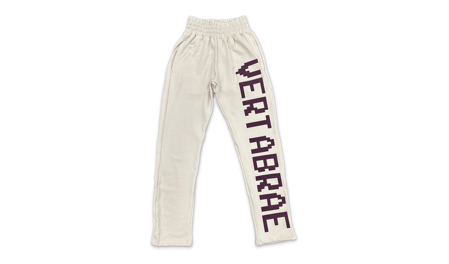 Vertebrae Sweats Cream/Burgendy Brand new