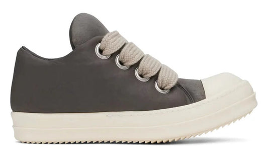 Rick Owens Porterville Padded Jumbo Laced Low Sneakers Dark Dust Brand new