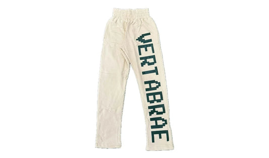 Vertebrae Sweats Cream/Forest green Brand new